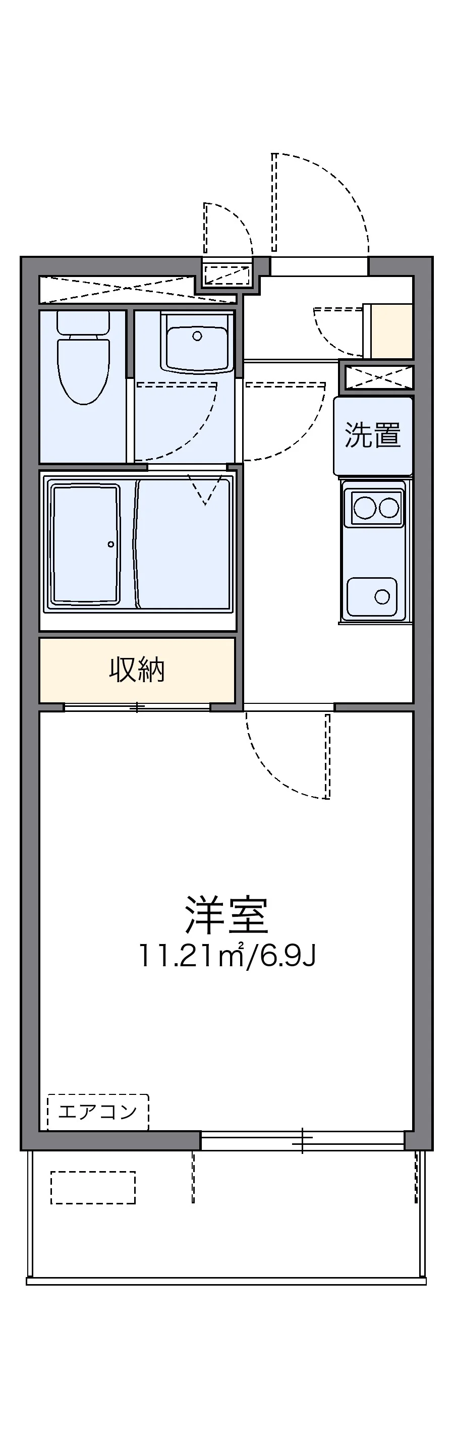 代表的な間取のため実際の間取とは異なる場合があります