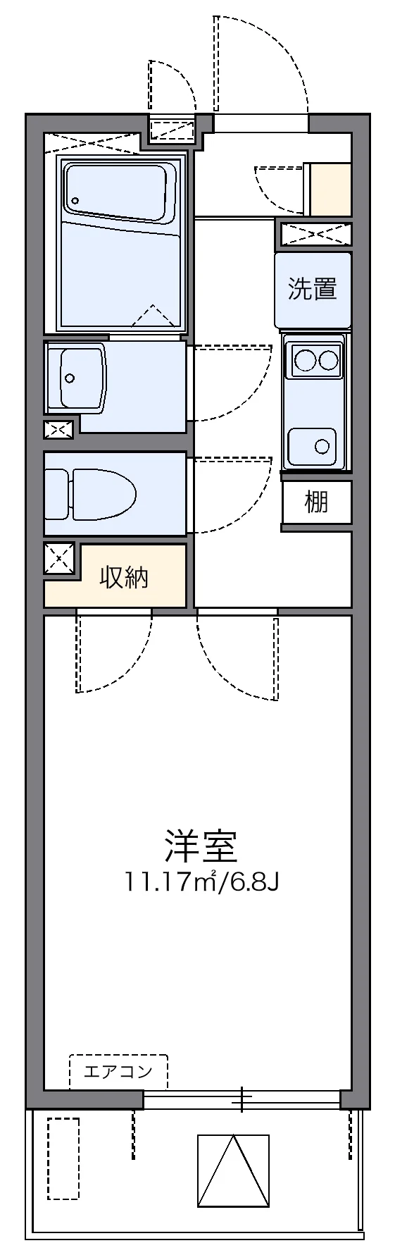 代表的な間取のため実際の間取とは異なる場合があります