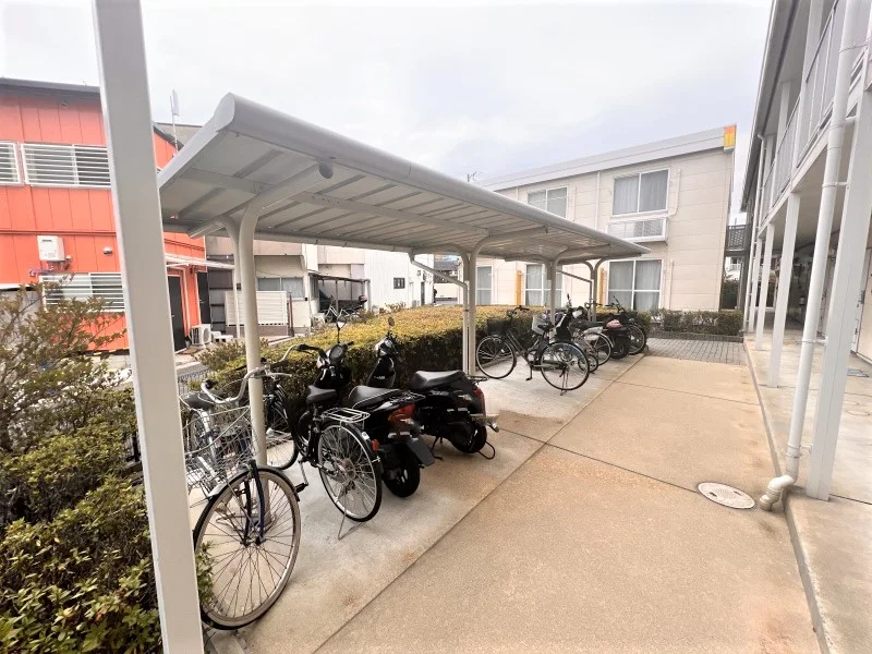 駐輪スペースです。