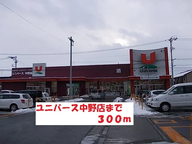 ユニバース中野店まで300m