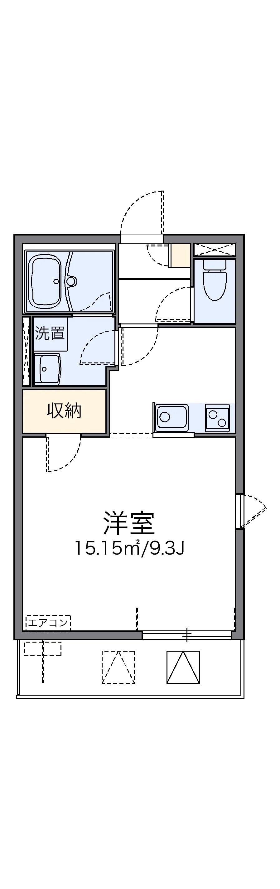 代表的な間取のため実際の間取とは異なる場合があります