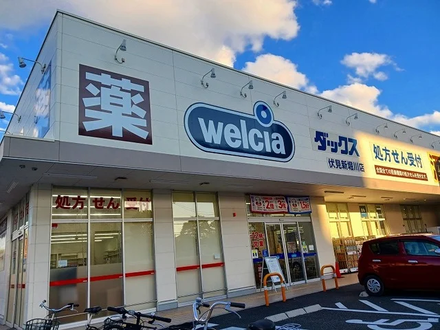 ウエルシアダックス 伏見新堀川まで1000m