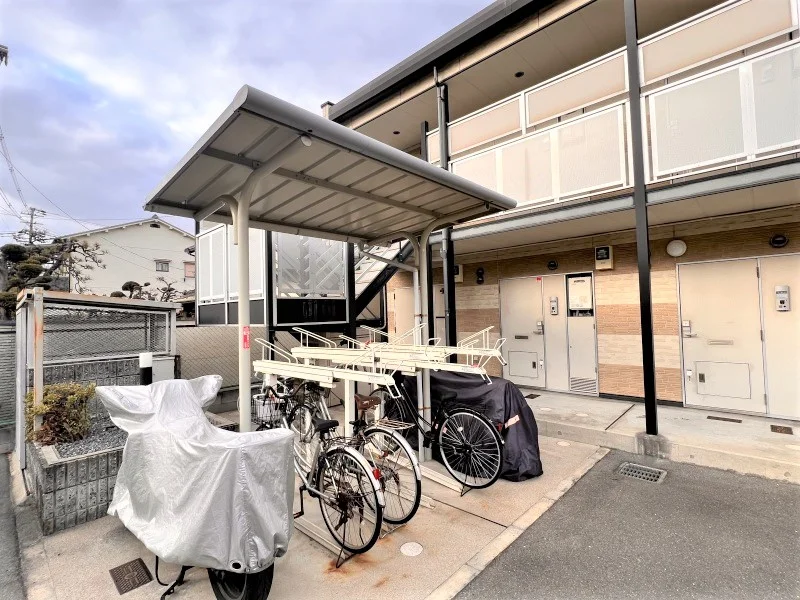 駐輪スペースです。