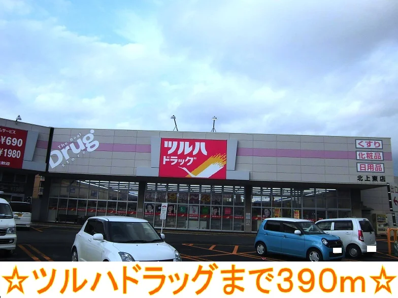 ツルハドラッグまで390m