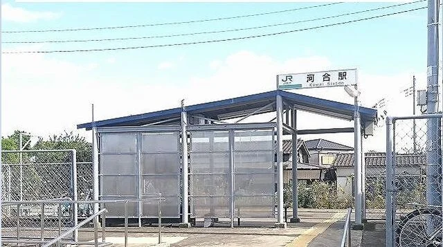 JR水郡線　河合駅まで550m