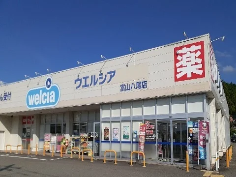 ウエルシア富山八尾店まで450m