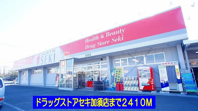 ドラッグストアセキ加須店まで2410m