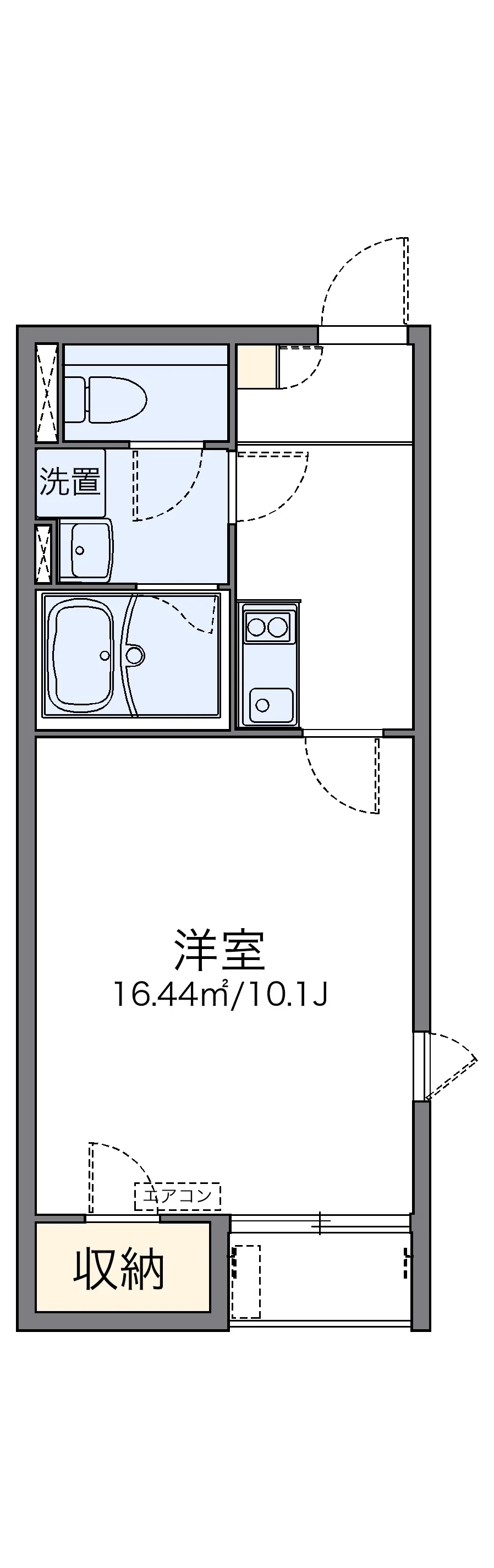 代表的な間取のため実際の間取とは異なる場合があります