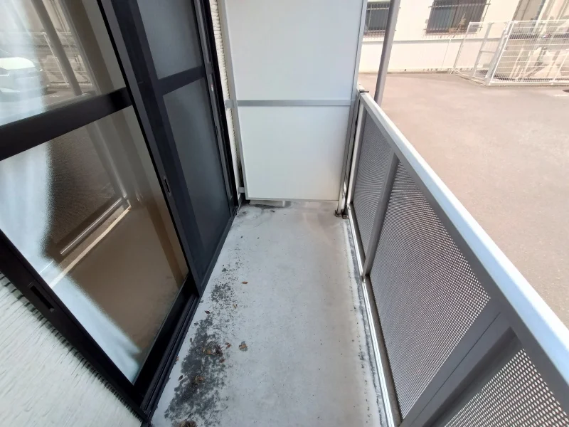 各部屋にベランダ設置されています。