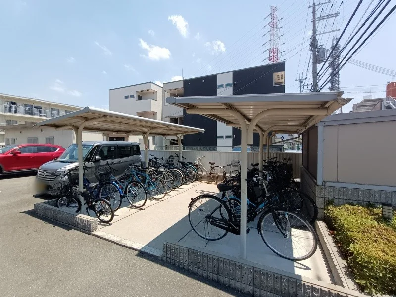 駐輪スペースです。