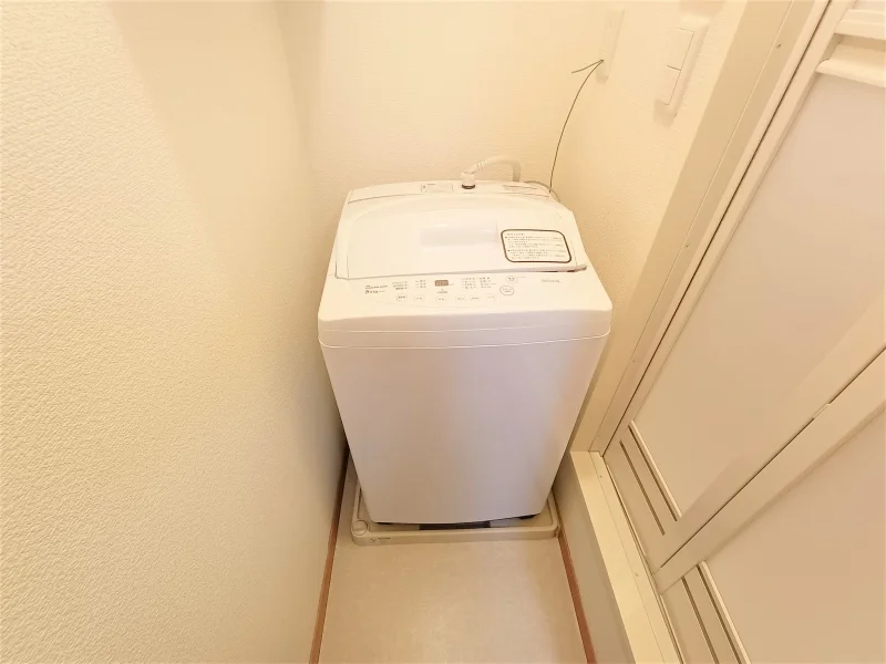 室内洗濯機置き場です。