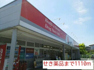 せき薬品まで1110m