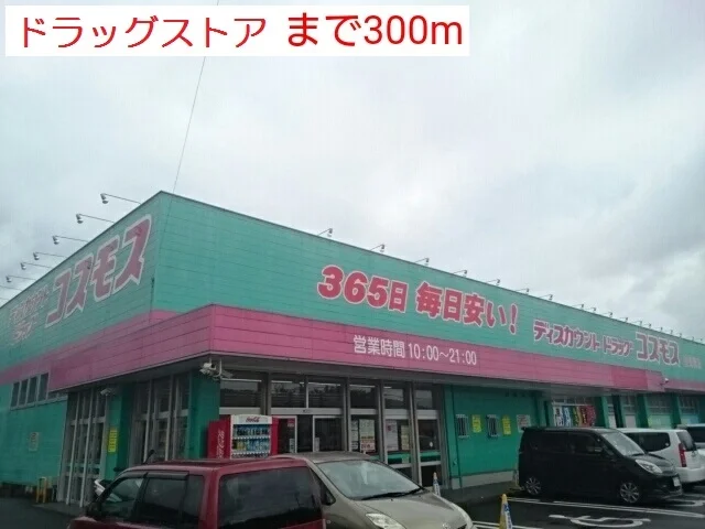 ドラッグストアまで300m