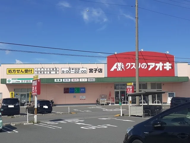 クスリのアオキ宮子店まで300m