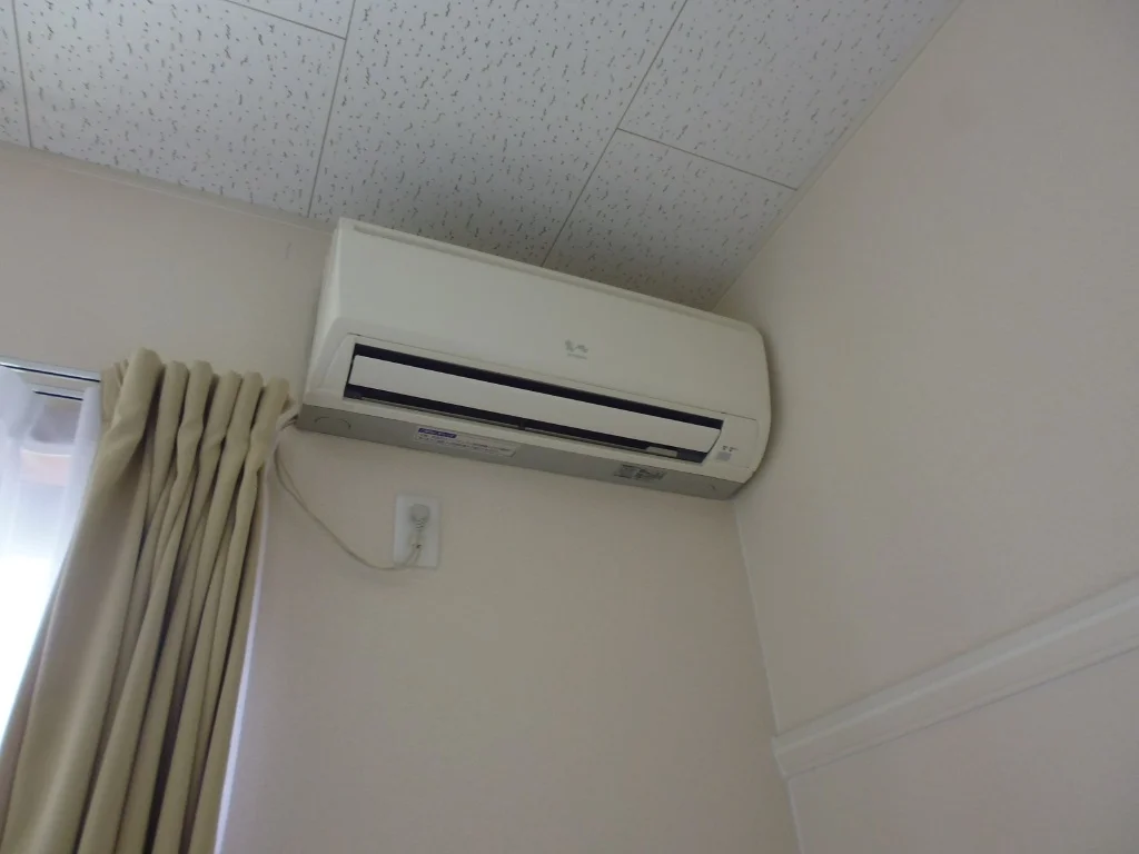 エアコンも付いています。