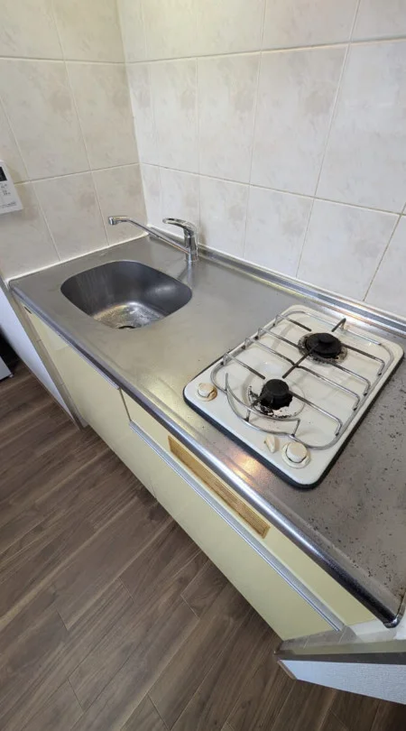 2口ガスコンロ完備♪お料理好きに♪