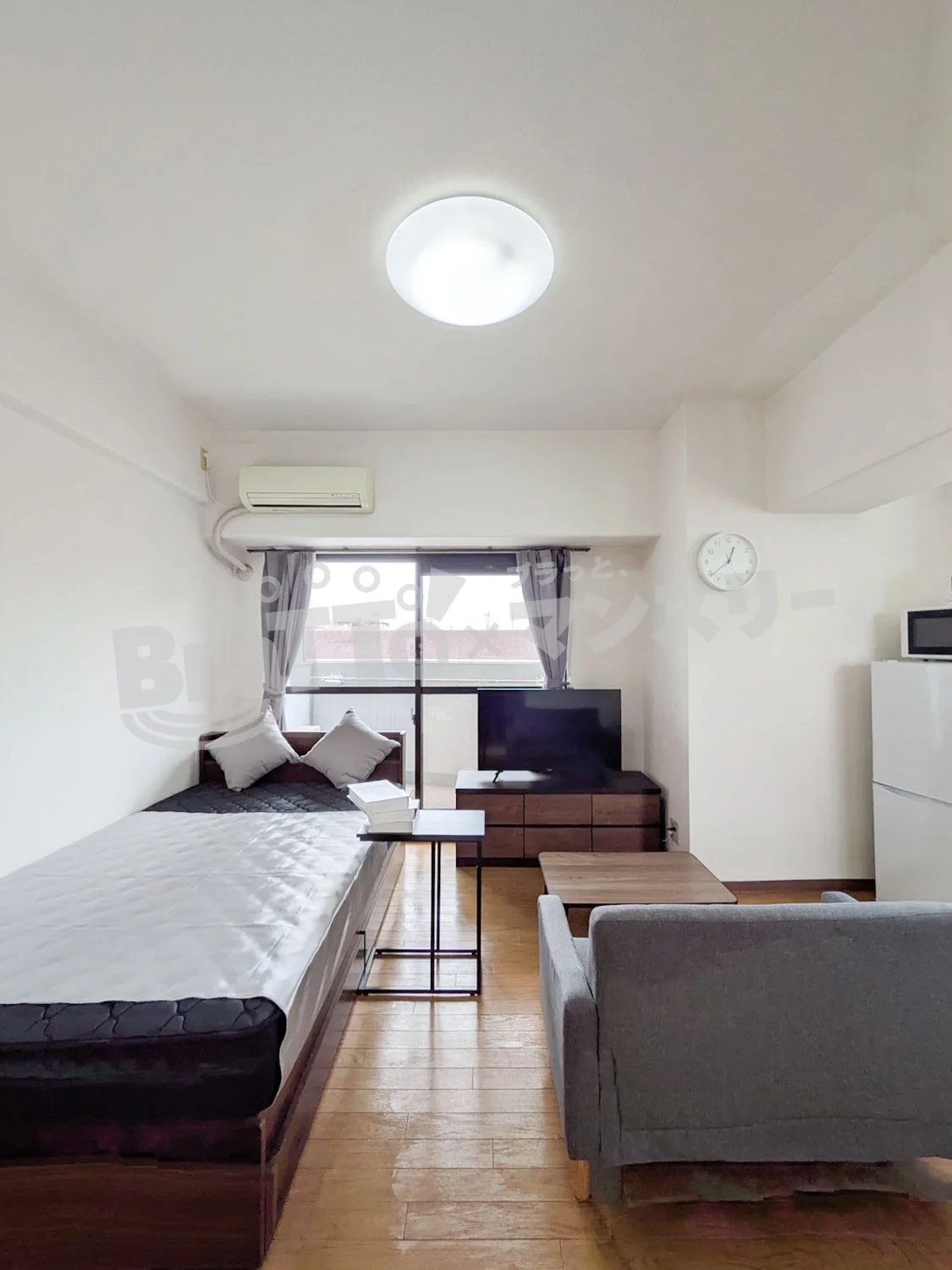 禁煙♪セミダブルできれいなお部屋♪居室は広々としており快適です♪