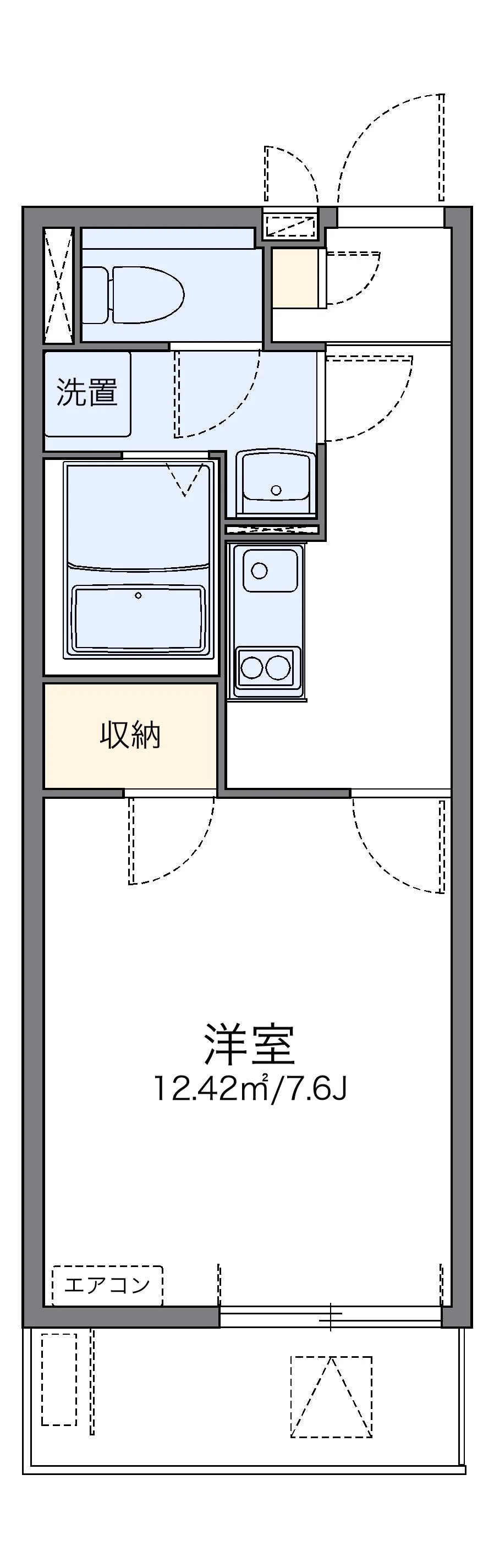 代表的な間取のため実際の間取とは異なる場合があります