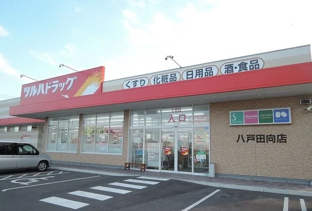ツルハドラッグ八戸田向店まで750m
