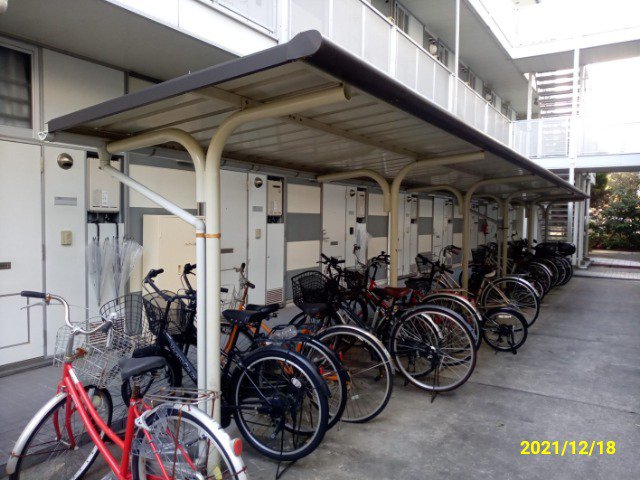 屋根付き駐輪場