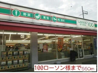 ローソン様まで550m