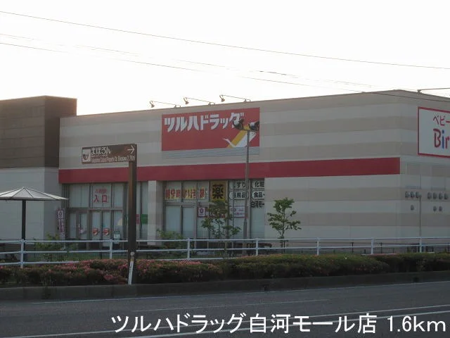 ツルハドラッグ白河モール店まで1600m