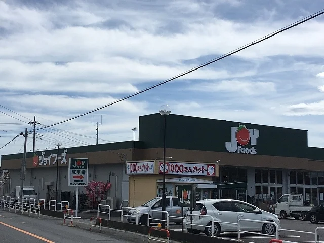 ジョイフーズまで1100m