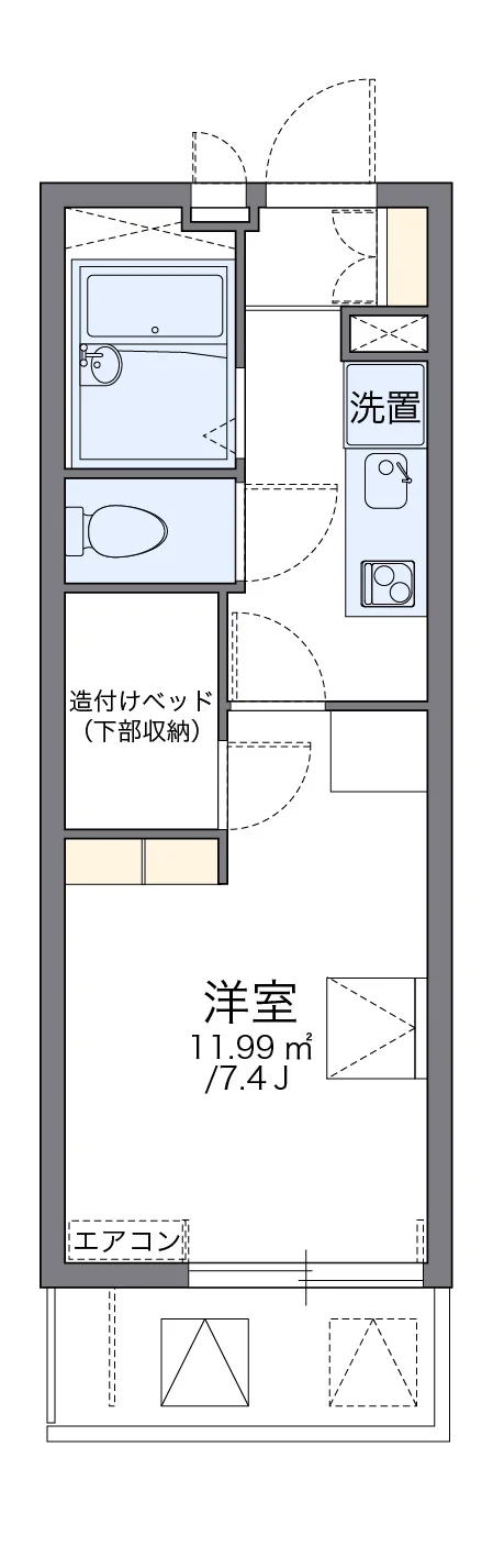 代表的な間取のため実際の間取とは異なる場合があります