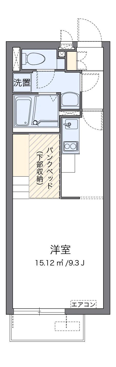 代表的な間取のため実際の間取とは異なる場合があります