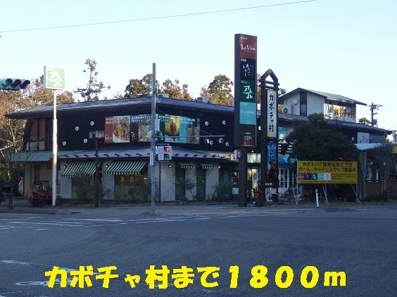 カボチャ村まで1800m