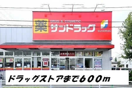 サンドラッグまで600m