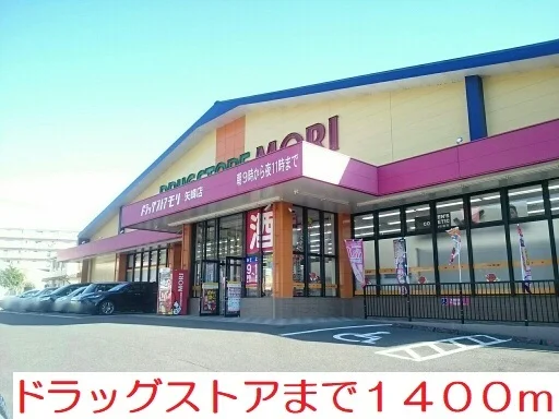 ドラッグストアまで1400m