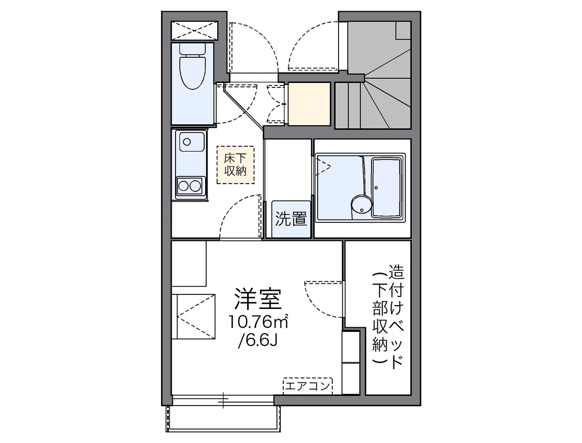 代表的な間取のため実際の間取とは異なる場合があります