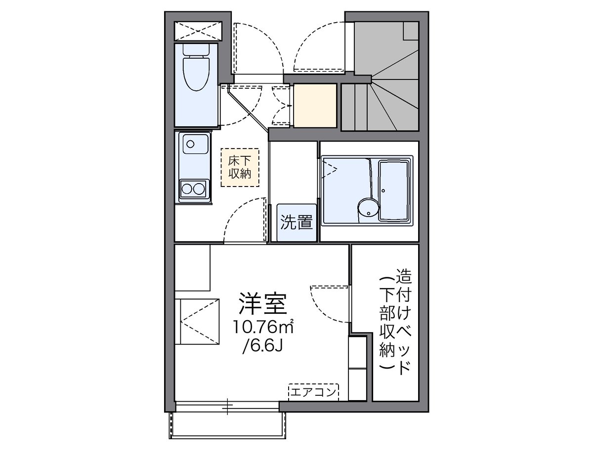 代表的な間取のため実際の間取とは異なる場合があります