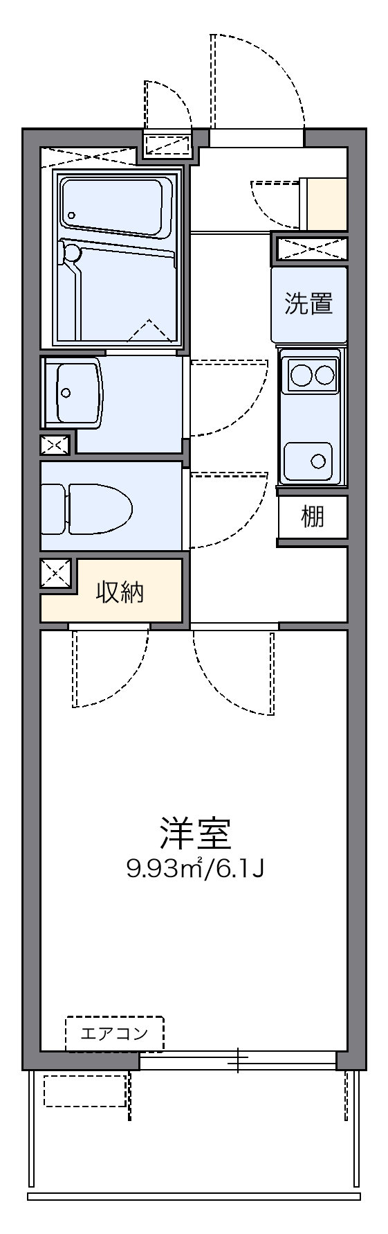 代表的な間取のため実際の間取とは異なる場合があります