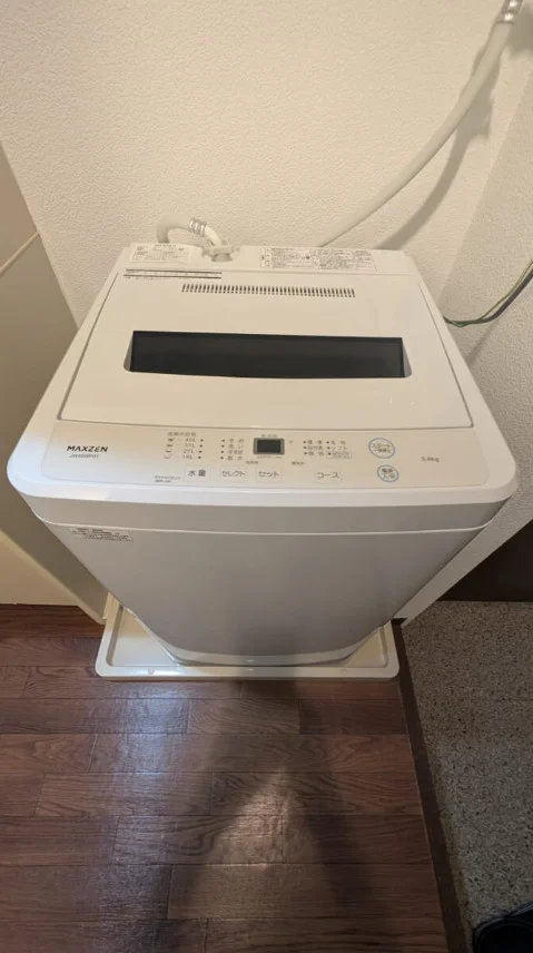 洗濯機も完備♪