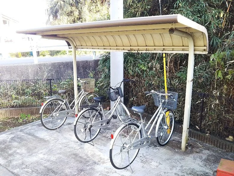 無料駐輪場完備です。