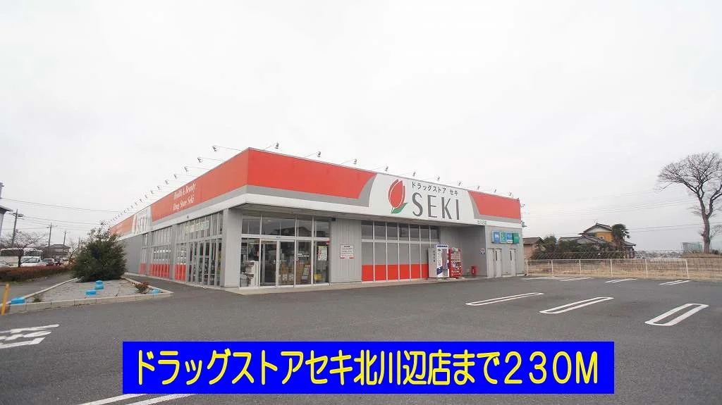 ドラッグストアセキ北川辺店まで230m