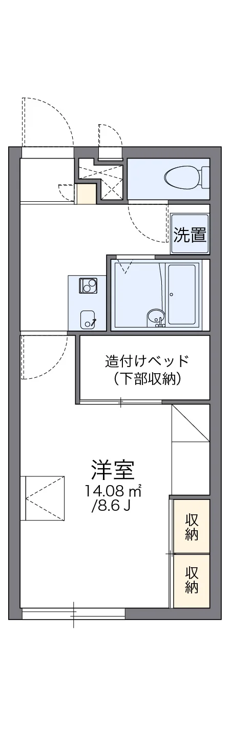 代表的な間取のため実際の間取とは異なる場合があります