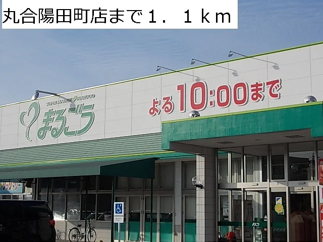 丸合陽田町店まで1100m