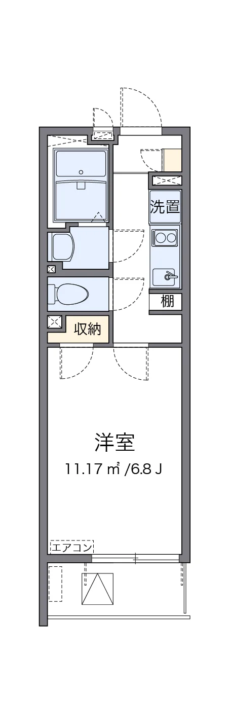 代表的な間取のため実際の間取とは異なる場合があります