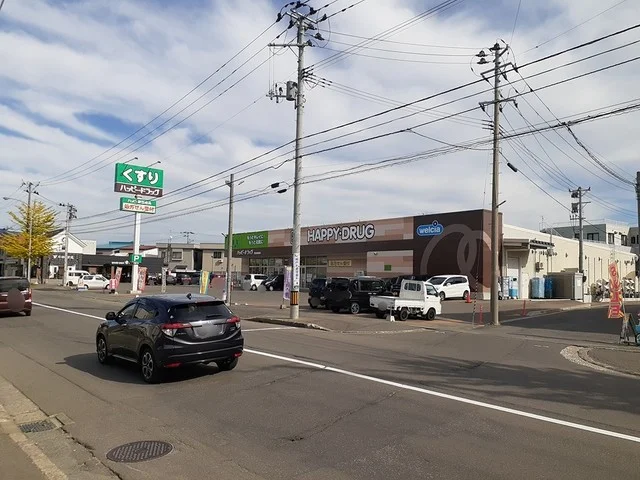 ハッピードラッグ青森南佃店まで735m