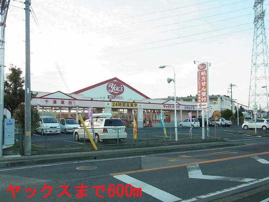ヤックスドラッグ鎌取店まで600m