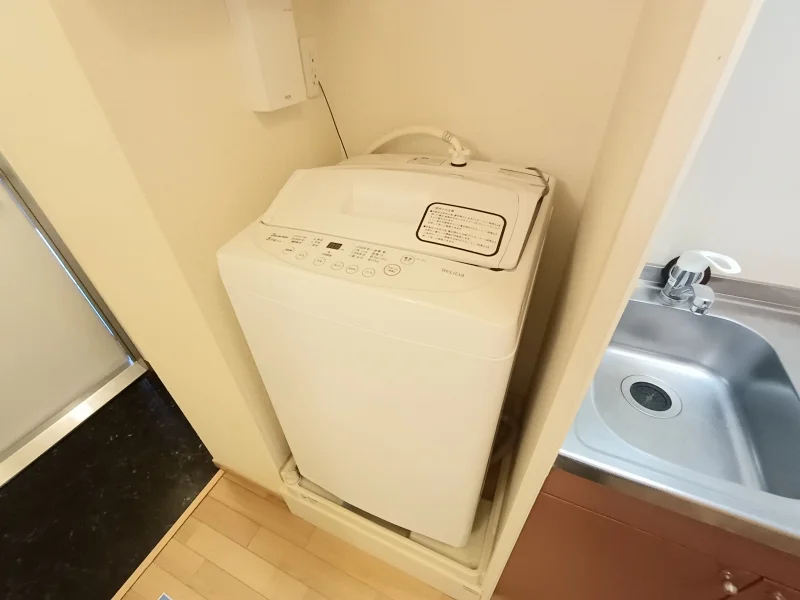 室内洗濯機置き場です。