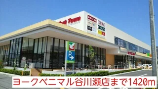 ヨークベニマル谷川瀬店まで1420m