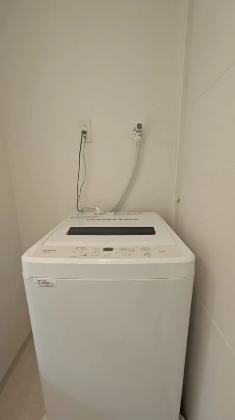 洗濯機完備♪