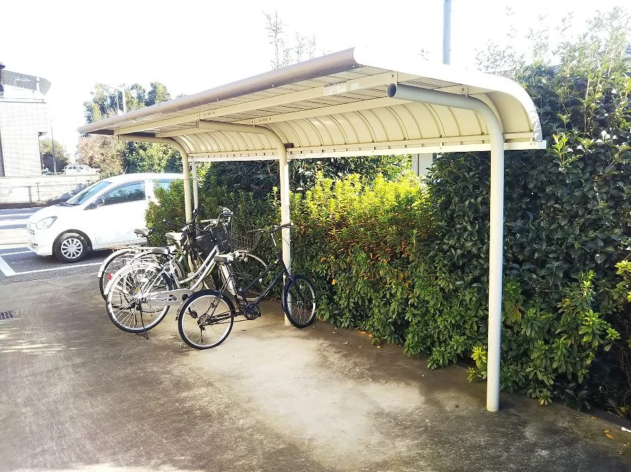 無料駐輪場完備。