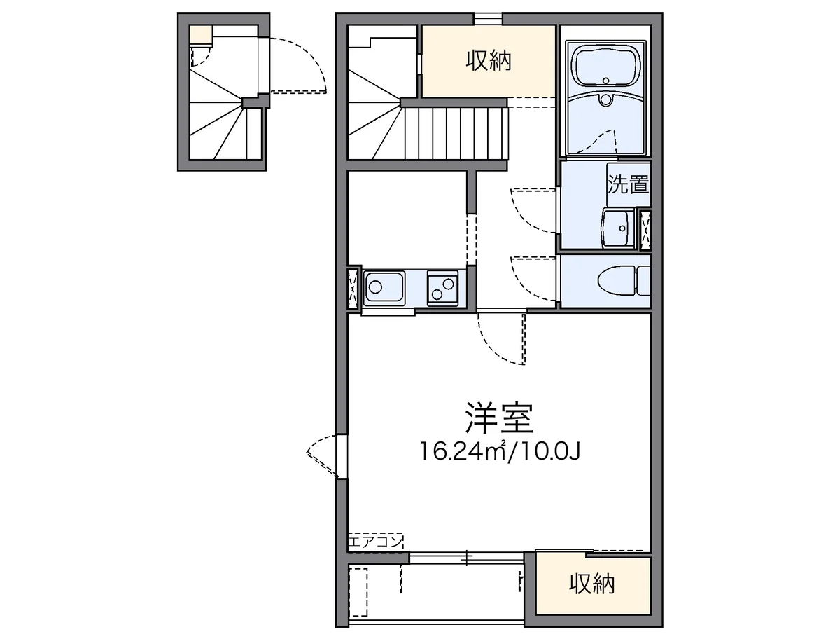 代表的な間取のため実際の間取とは異なる場合があります