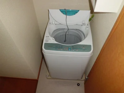 全自動洗濯機付。