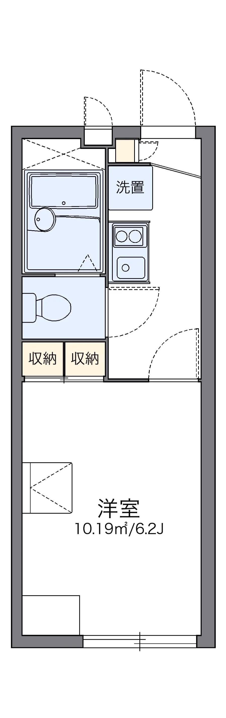 代表的な間取のため実際の間取とは異なる場合があります